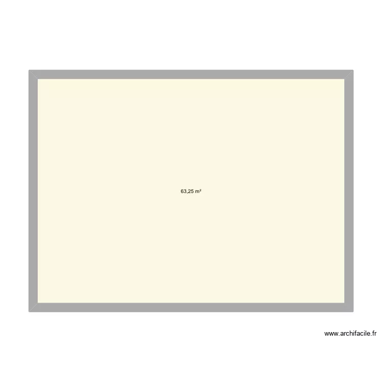 Montalieu tour int&eacute;rieur. Plan de 1 Pièce et 63 m²