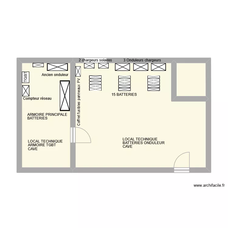 TRIGONE CAVE. Plan de TRIGONE CAVE. Plan de