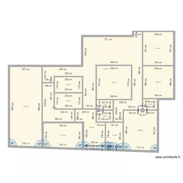 Local Here Metua. Plan de 