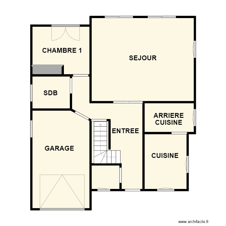 CAVE SHOEMAEKER. Plan de 9 pièces et 94 m2