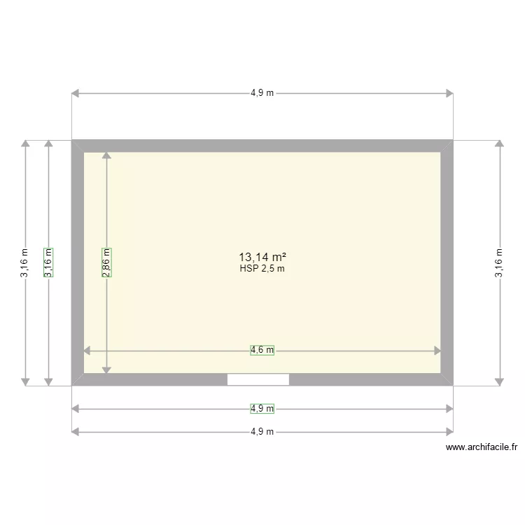 cabane3. Plan de 1 et 13 m² cabane3. Plan de 1 et 13 m²