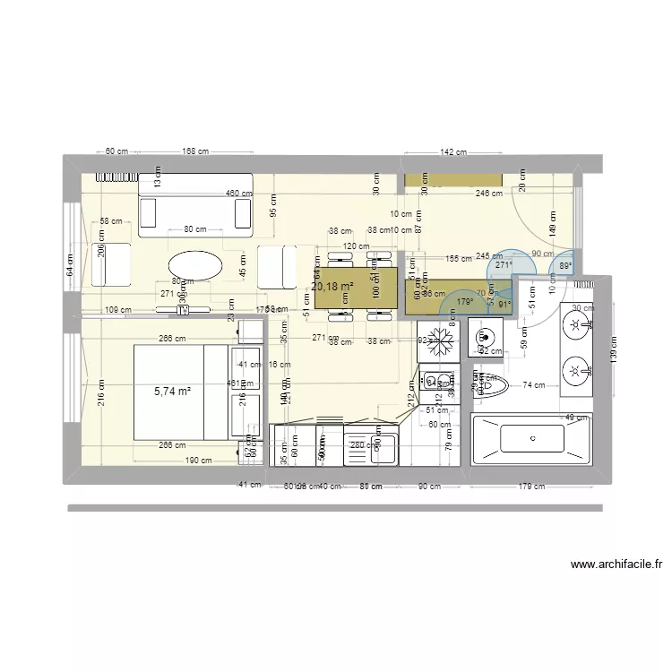 Gracieuse 7. Plan de 