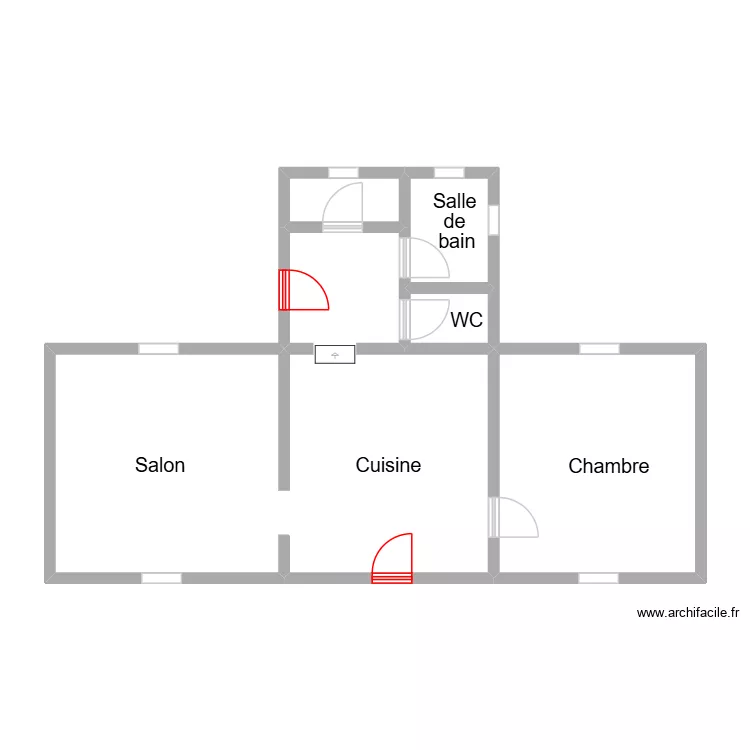 Manes2_plan. Plan de 5  et 68 m²