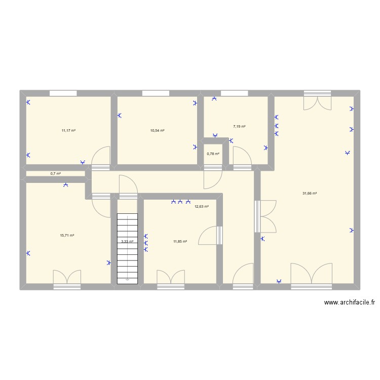 Nouvelle maison2.3. Plan de 10 pièces et 106 m2