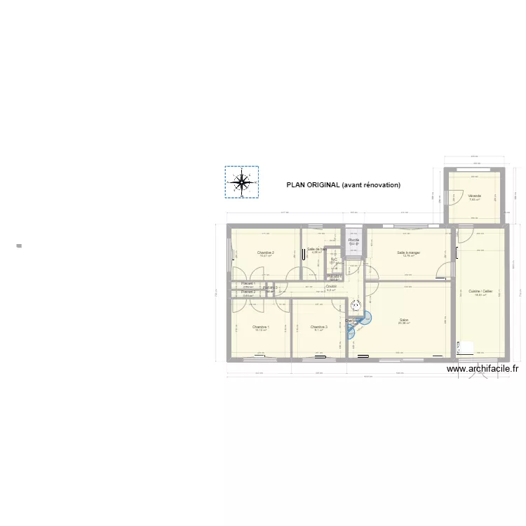 PLAN ORIGINAL pour Laurie. Plan de 