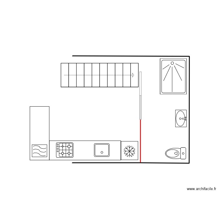 SDB. Plan de 0 pièce et 0 m2