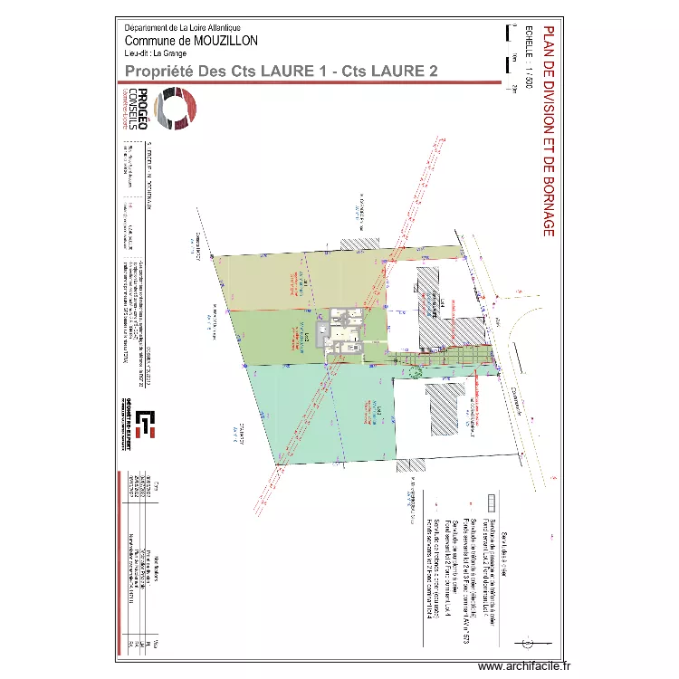 Plan maison. Plan de 11  et 160 m²
