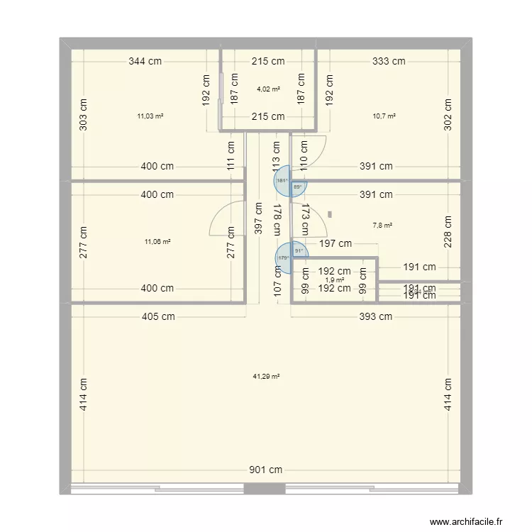 maison. Plan de 