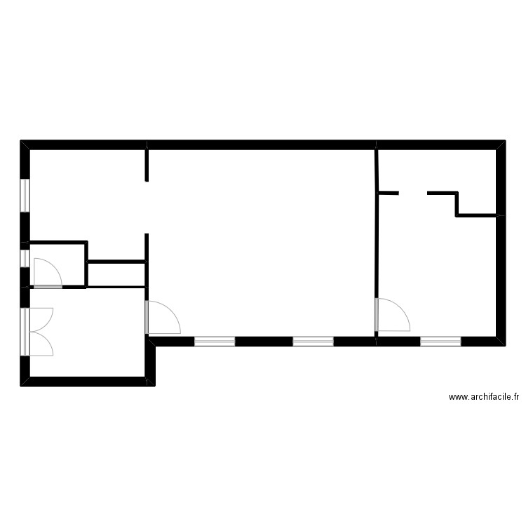 BRIEST. Plan de 5 pièces et 145 m2