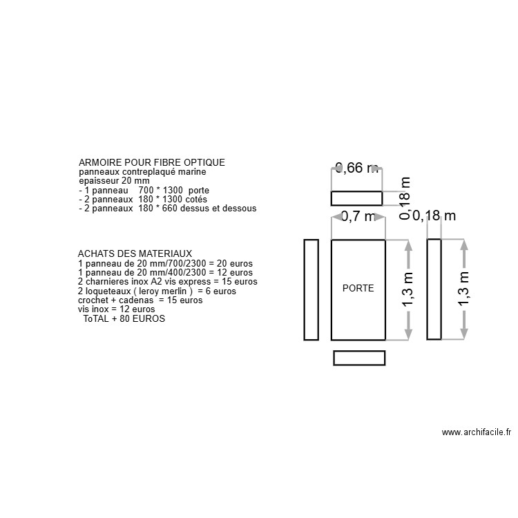 JACQUELINE PLACARD FIBRE. Plan de 0 pièce et 0 m2