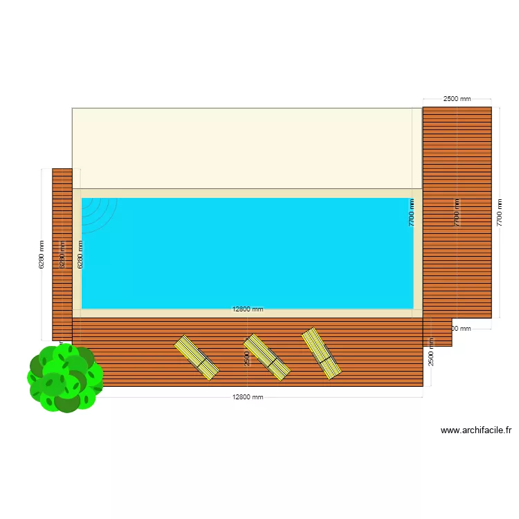 Esbach. Plan de 