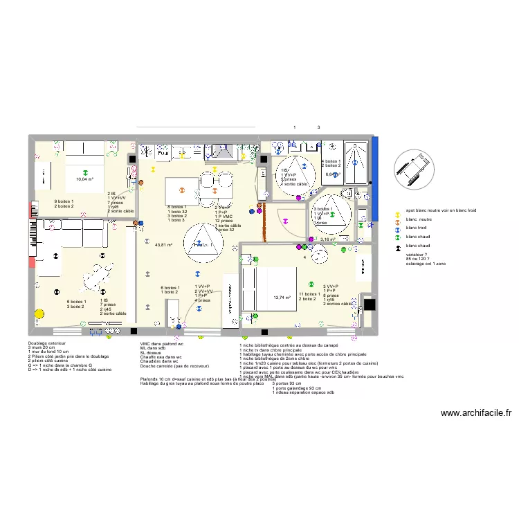 Plan sous-sol sans côtes. Plan de Plan sous-sol sans côtes. Plan de