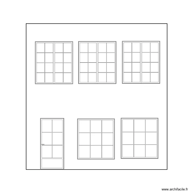 Facade est V 7.0. Plan de 