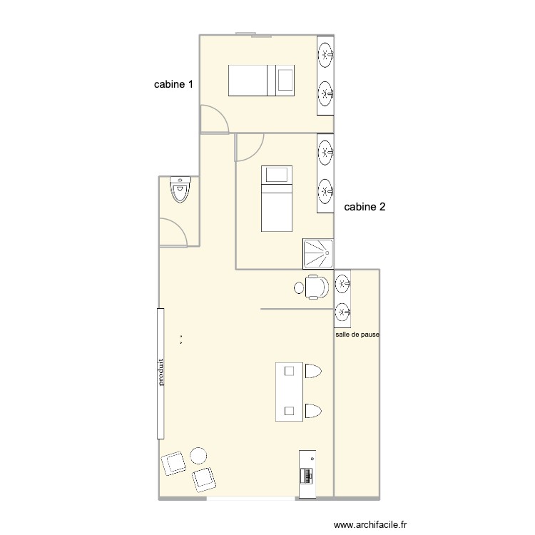 institut 2. Plan de 0 pièce et 0 m2