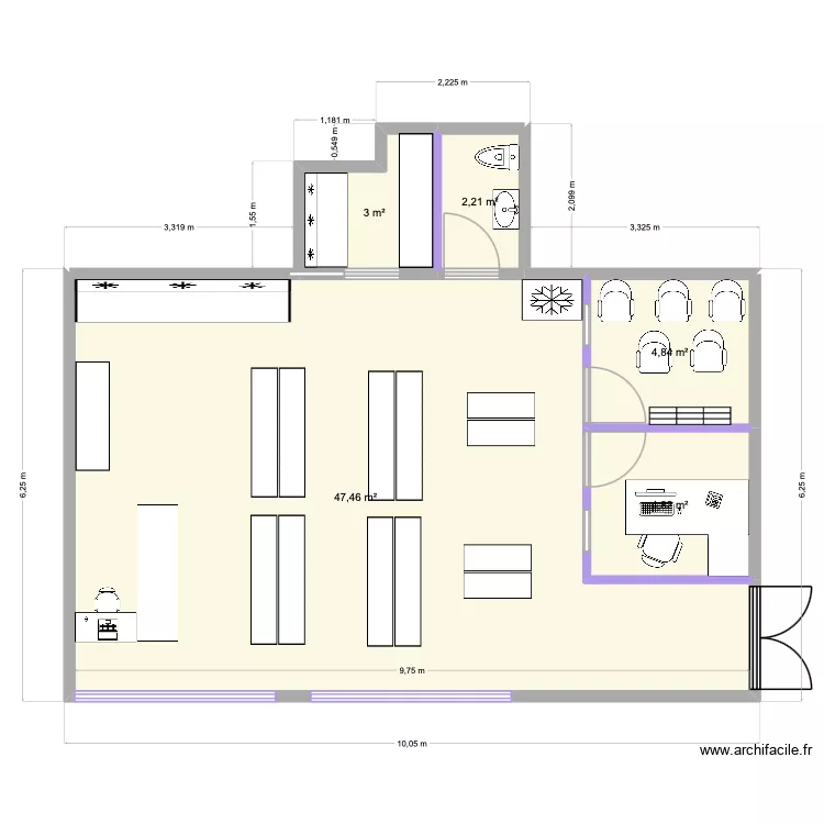 PLAN SAGGA SOULA. Plan de 5 et 62 m² PLAN SAGGA SOULA. Plan de 5 et 62 m²