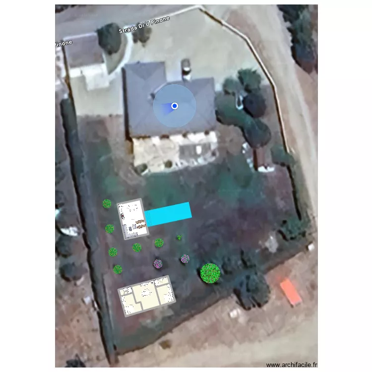 Maison. Plan de 6  et 97 m²