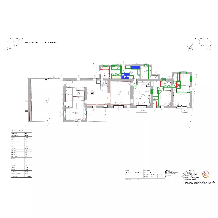 Chambres d'H&ocirc;tes Mas La Sapinette vRF 20260315. Plan de 