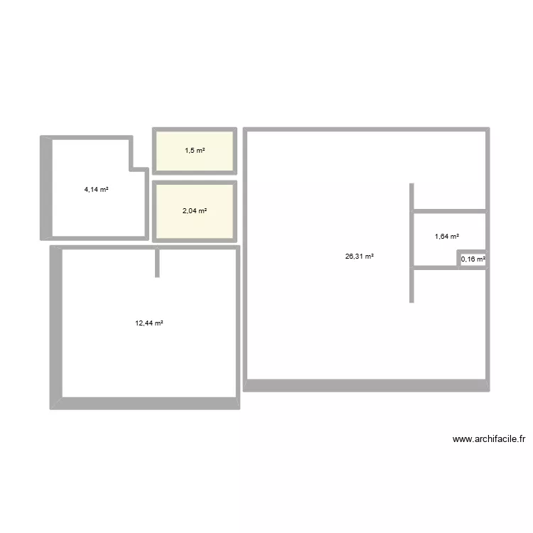 Bat C2 - Lot 73. Plan de 7  et 48 m²