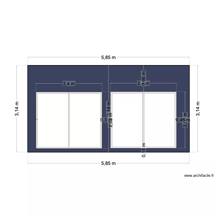 face arri&egrave;re. Plan de 