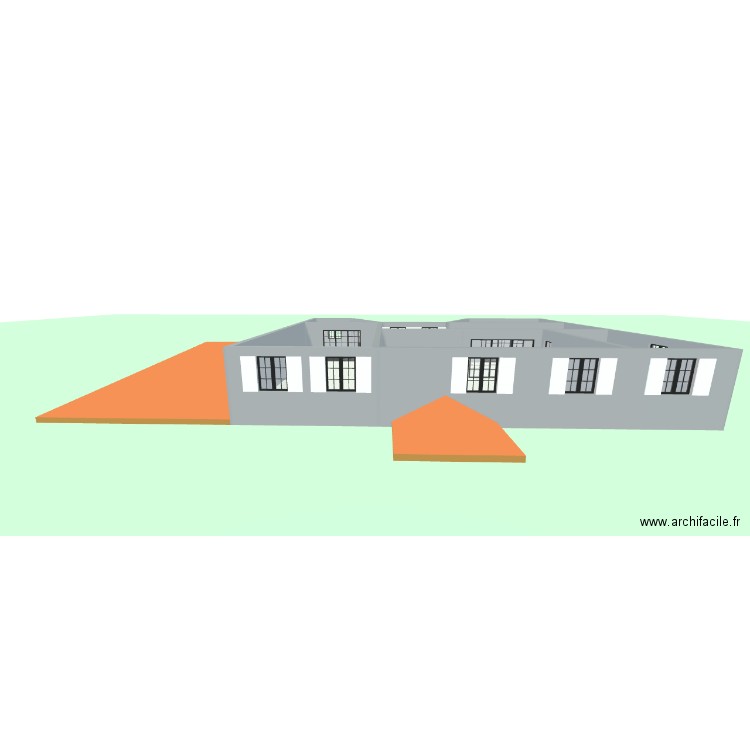 Maison de reve. Plan de 22 pièces et 505 m2