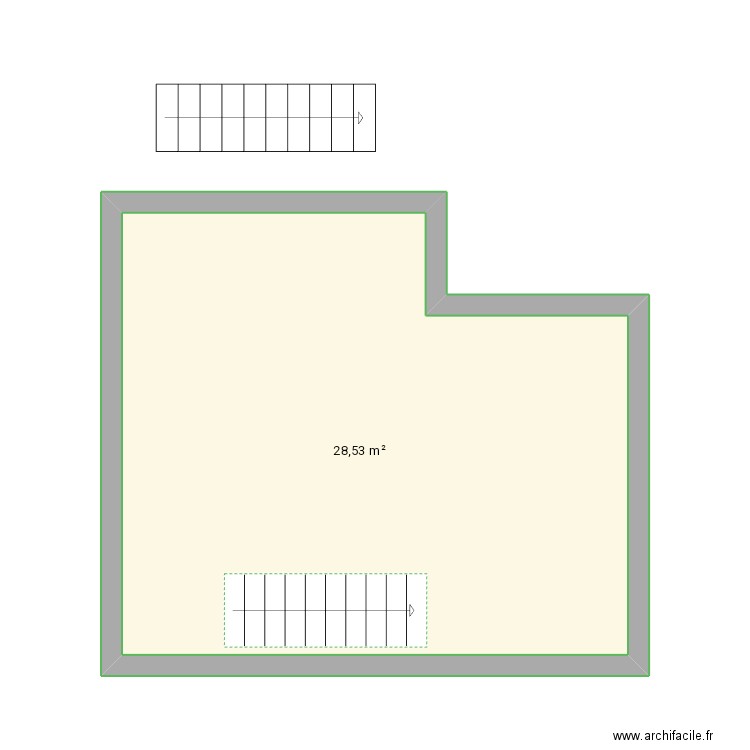 Haut . Plan de 0 pièce et 0 m2