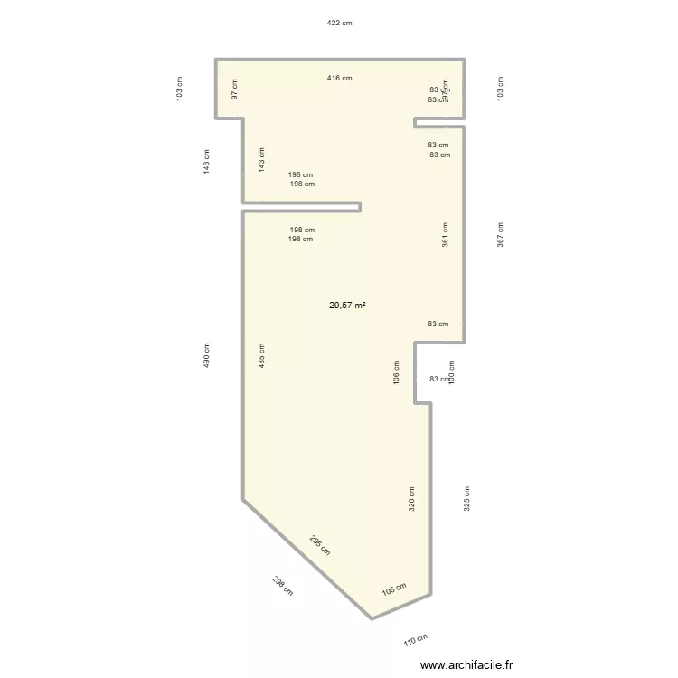 office mercure. Plan de 