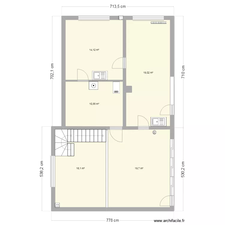 Maison du Tr&eacute;port - avant Achat. Plan de 