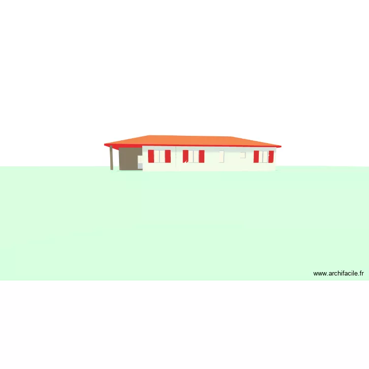 Maison Orthez v6. Plan de 4  et 121 m²