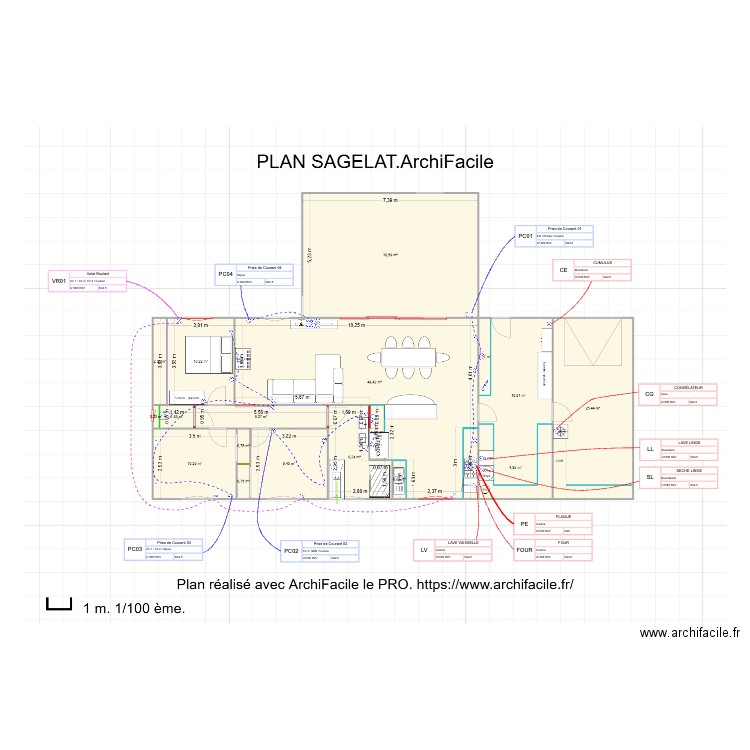 Péchavit_Plan_Prise_Elec. Plan de 0 pièce et 0 m2