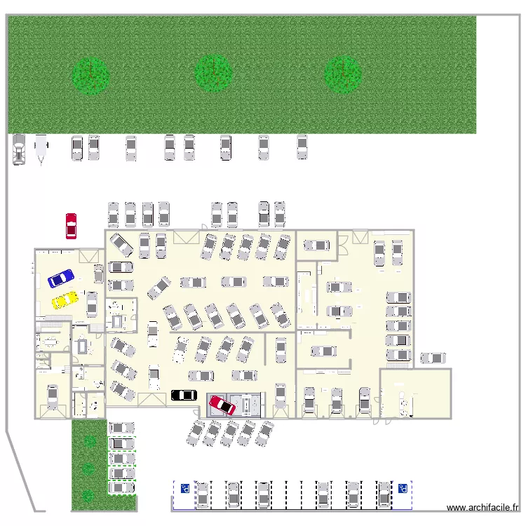 events auto by fast club xpeng. Plan de 22 Pièces et 1934 m²