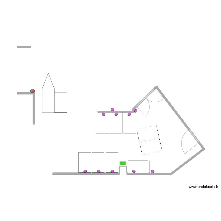 plonge CC. Plan de 0 pièce et 0 m2