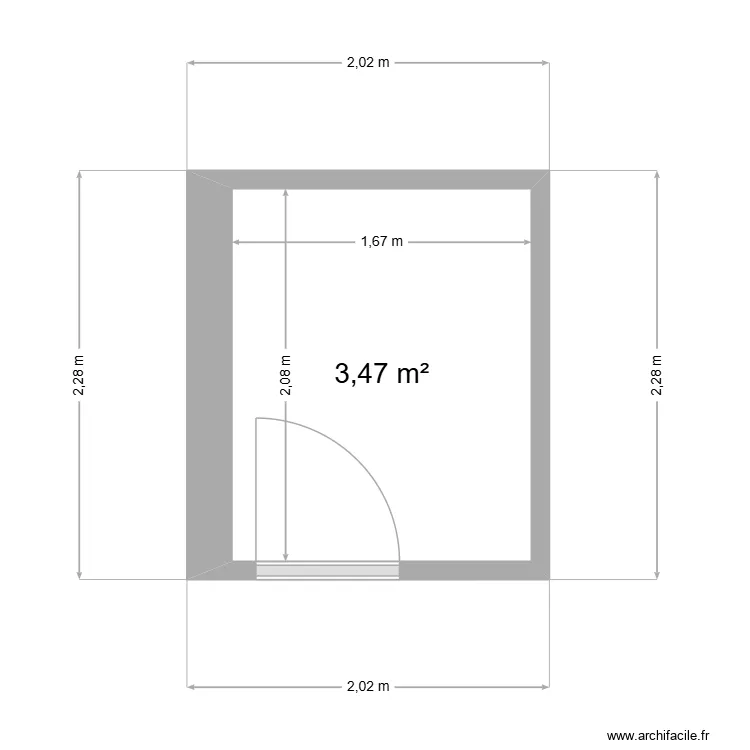 plan dr carrier mercedes. Plan de 1  et 3 m²