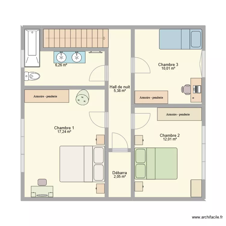 Marteleurs sous-sol. Plan de 7 et 55 m² Marteleurs sous-sol. Plan de 7 et 55 m²