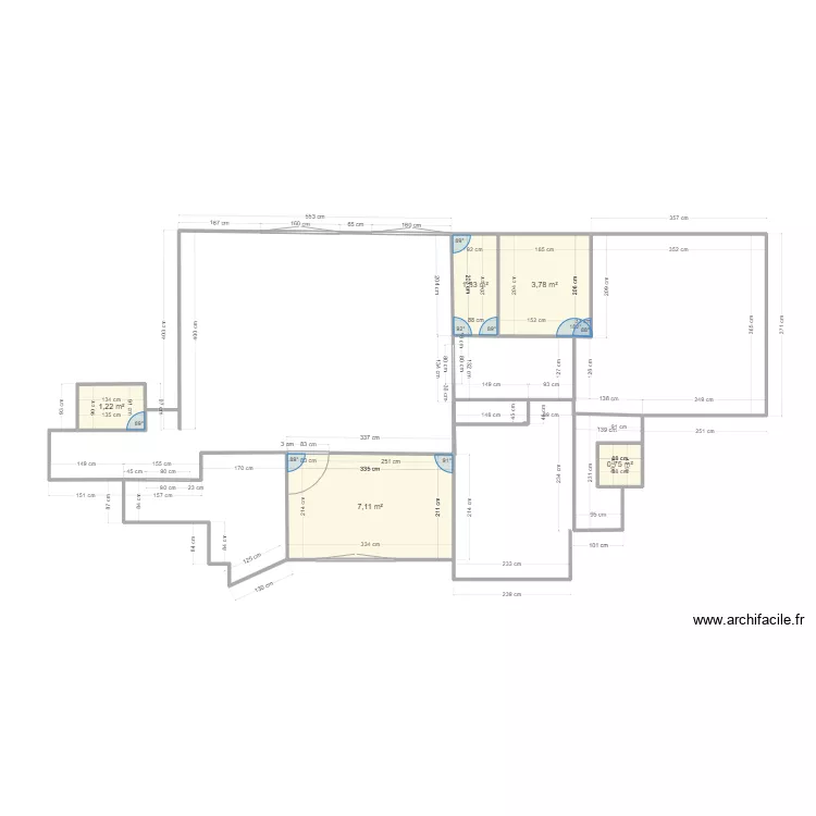 15 appartement croquis. Plan de 