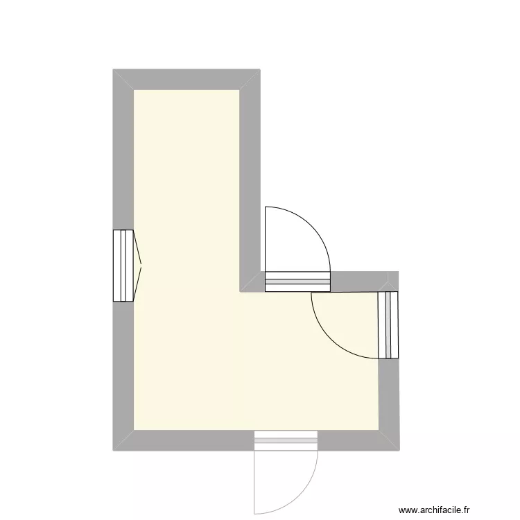 Entr&eacute;e. Plan de 