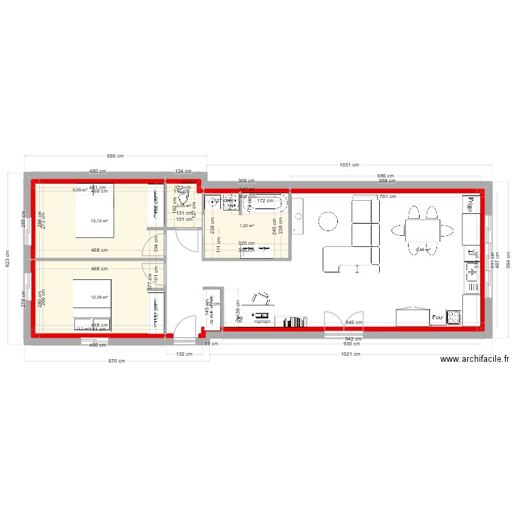 Apt RDC Abos. Plan de 0 pièce et 0 m2