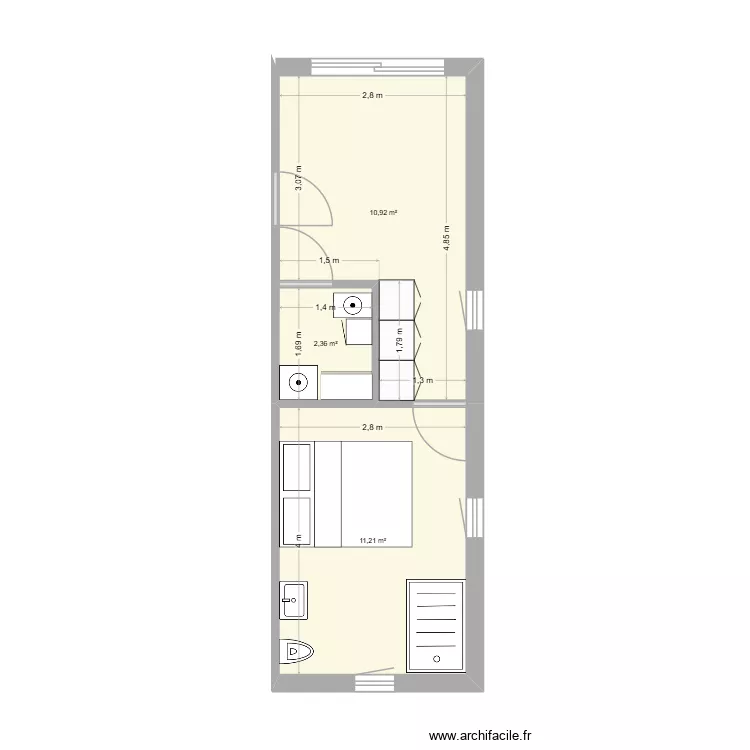 garage Leti. Plan de 3 et 25 m² garage Leti. Plan de 3 et 25 m²