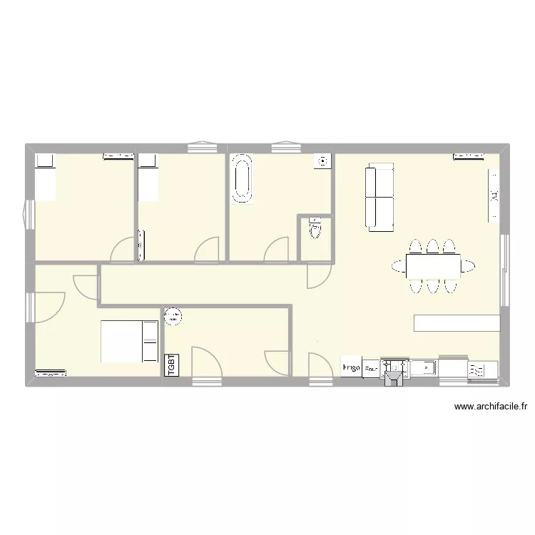 MaisonV3. Plan de 9 et 236 m² MaisonV3. Plan de 9 et 236 m²