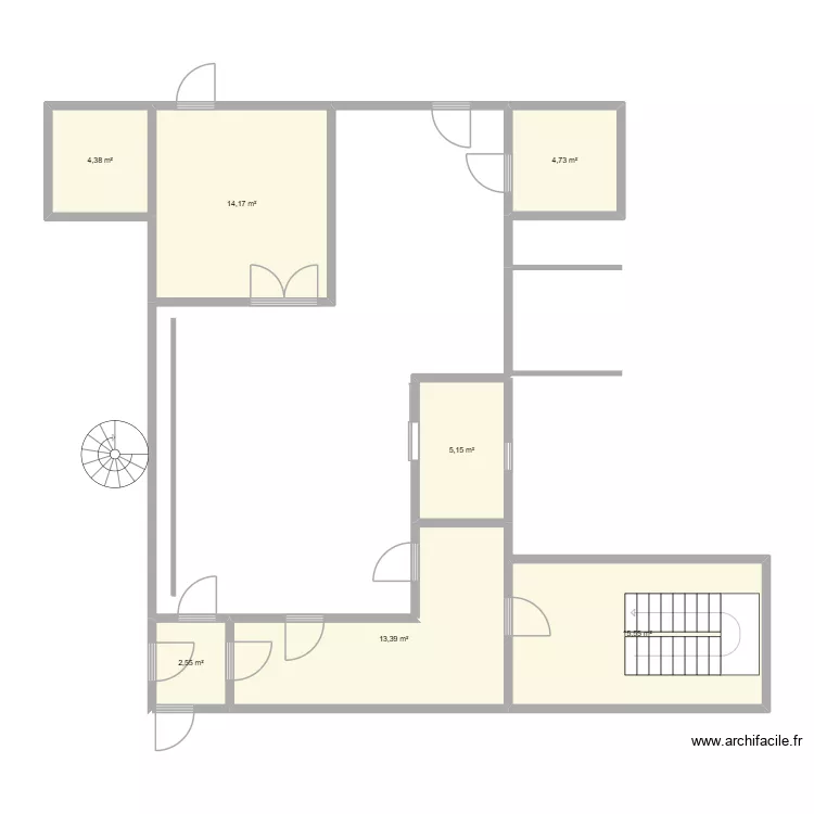 Maison. Plan de 7 et 60 m² Maison. Plan de 7 et 60 m²