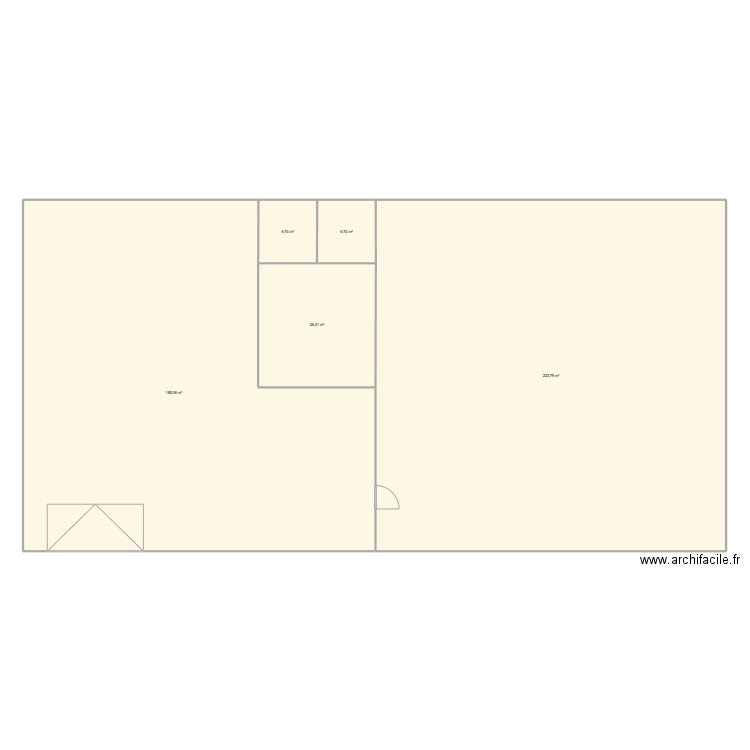 Plan ussel. Plan de 5 pièces et 449 m2