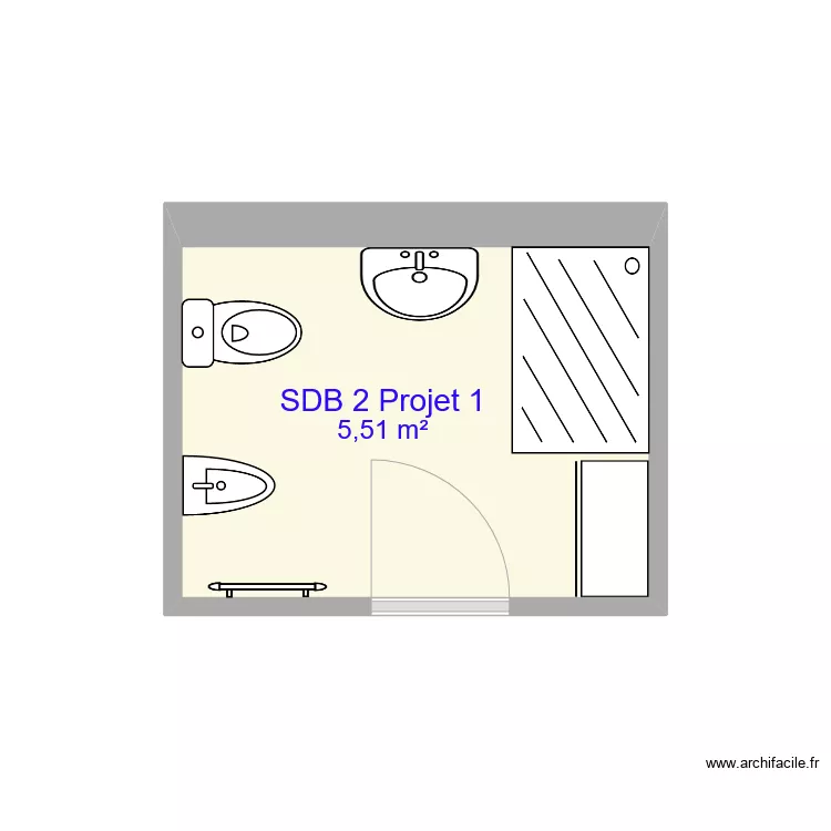 SDB 2 Projet 1. Plan de SDB 2 Projet 1. Plan de