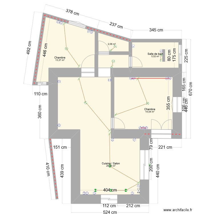 Version élec 2. Plan de 0 pièce et 0 m2