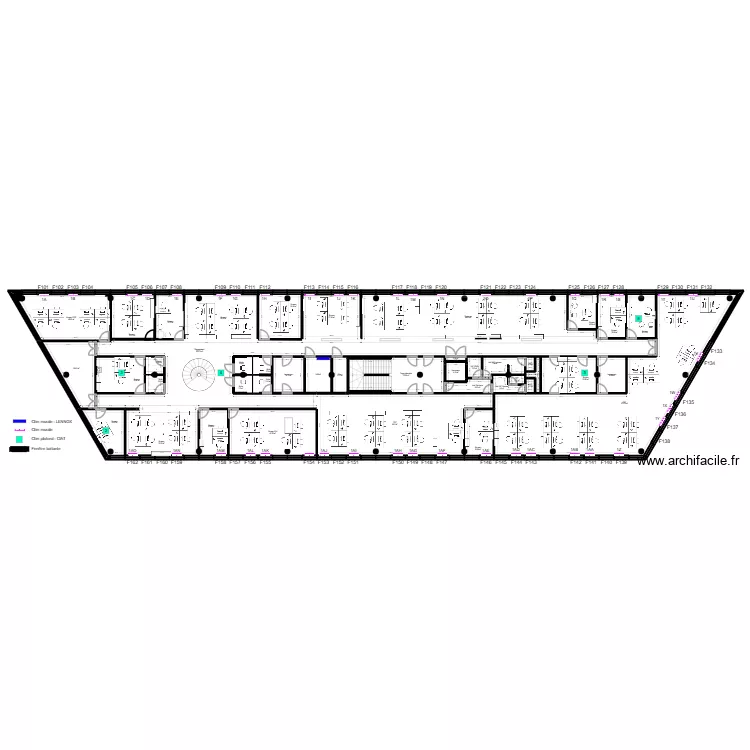 Toulouse Brindejonc R+1 - Plan clim. Plan de 