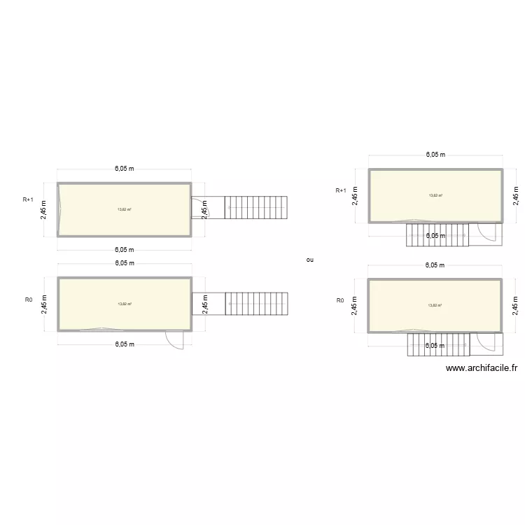 Bouton. Plan de 