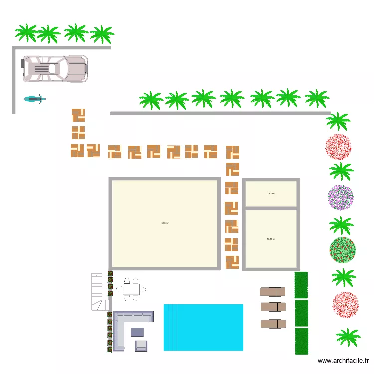 samui 2. Plan de 3  et 78 m²