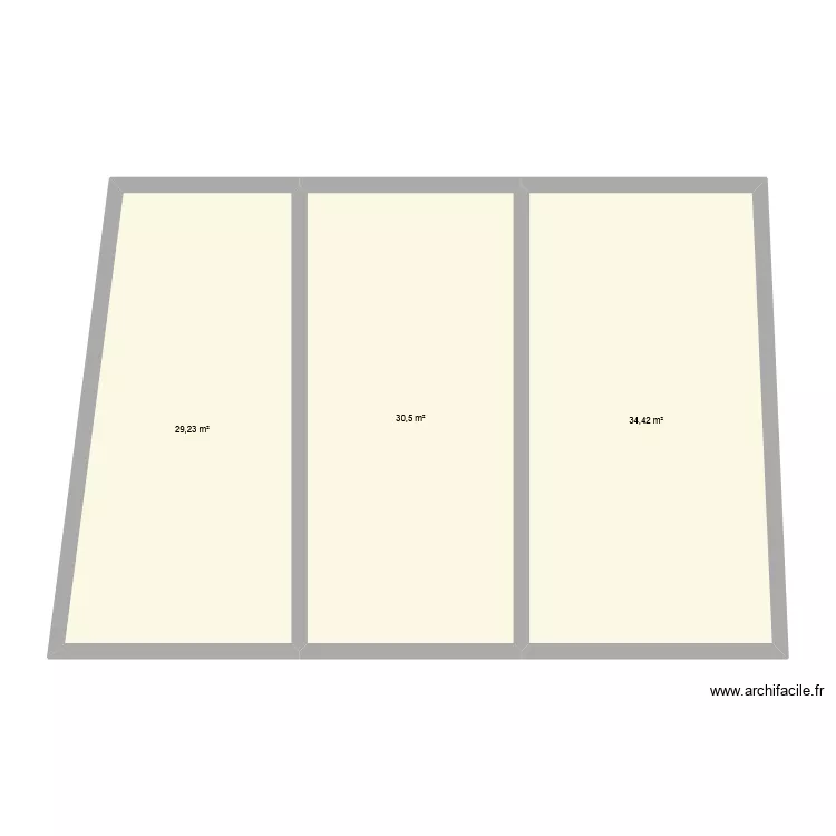 Garage Gaillard. Plan de 3  et 94 m²