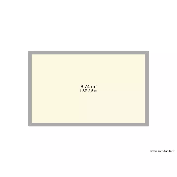 cabane adossée. Plan de 1 et 9 m² cabane adossée. Plan de 1 et 9 m²