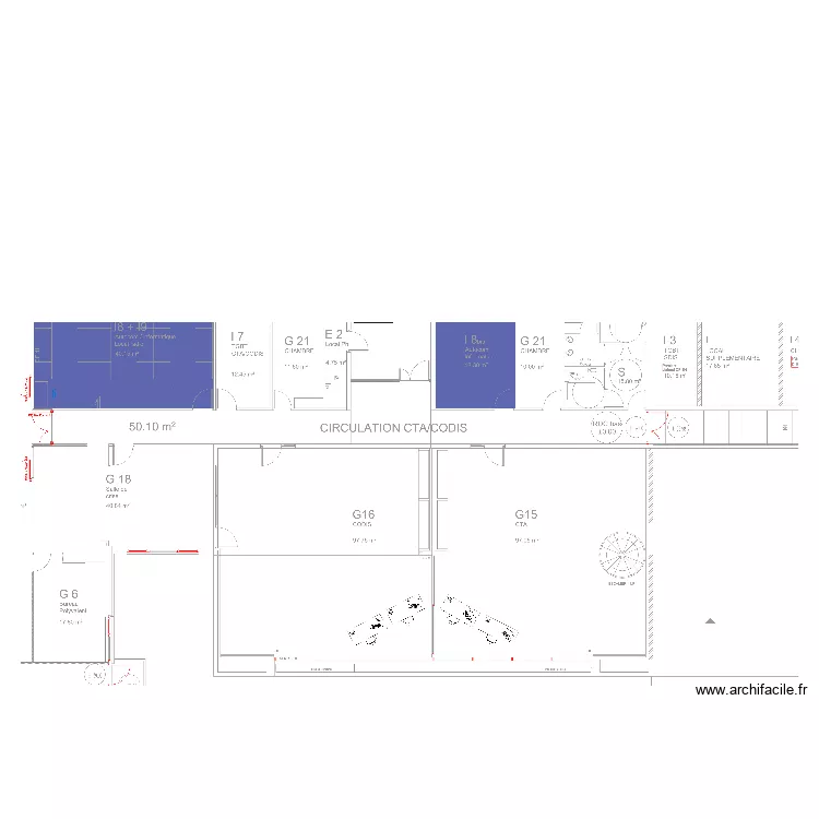 PLATEAU CTA CODIS 1. Plan de 