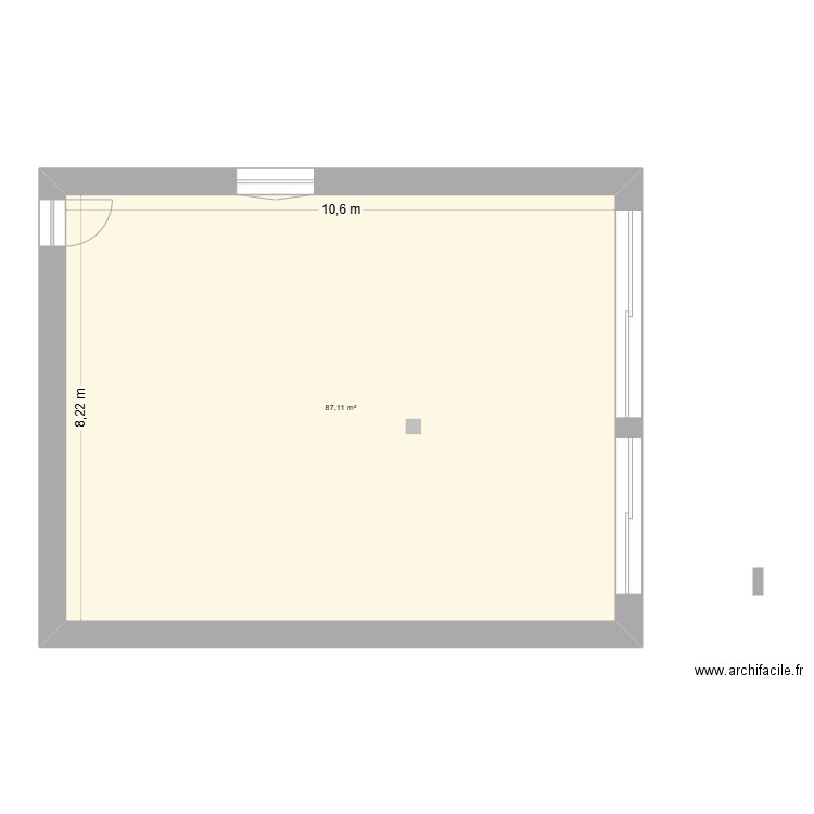 BO Grenier 3. Plan de 1 pièce et 87 m2