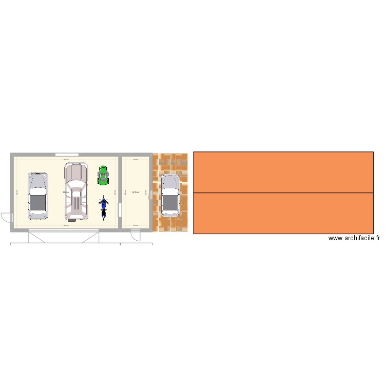 Garage1. Plan de 0 pièce et 0 m2
